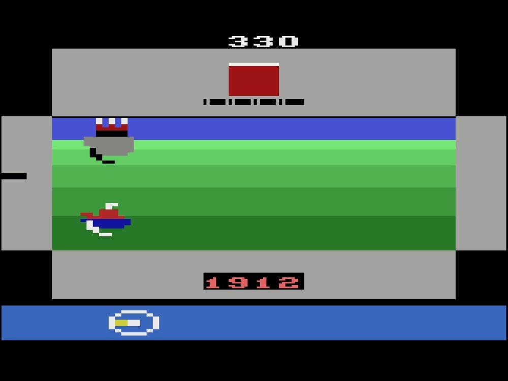 Gameplay of Submarine Commander for Atari 2600